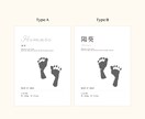 お洒落なデザイン♡手形足形付きの命名書作成できます どんなお部屋にも♡ニューボーンフォトにも♡ イメージ2