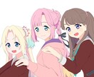 キャラクター絵【snsアイコン】作成します キャラ1体、背景無し、アニメ塗り イメージ1