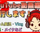 YouTube動画の編集代行承ります 忙しいあなた、動画投稿したいけど編集できないあなたにおすすめ イメージ1
