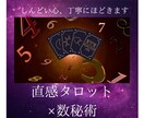 直感タロット×数秘術で深層を読み解きます 出会い、片思い、復縁等、モヤモヤを解消します イメージ1