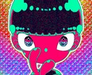 サイケデリックなアイコン承ります 【ビビッド】で【サイケ】なたった一つのアイコンを貴方に☆ イメージ2