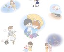 追加料金なし＊ほんわかかわいいイラストお描きします 思わず笑顔に♡ふんわりとやさしいタッチでほっこりお届けします イメージ3