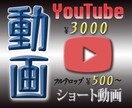 YouTube動画_ショート動画_サムネ_承ります 見やすくてテンポ感の良い、ニーズに沿った動画を作ります！！ イメージ1