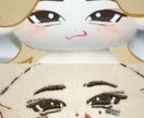 手刺繍 顔パーツ制作代行します 刺繍が苦手な方のお手伝いができたら嬉しいです イメージ4