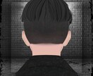 メンズ髪型3Dモデル制作｜高品質仕上げます 理想のメンズ髪型を3D化｜VRChat用 イメージ9
