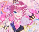 最大7日。SNSアイコン、イラスト等、制作します 構図指定、ラフ修正3回まで無料!キラキライラスト描きます! イメージ2