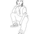シンプルな線画イラスト描きます SNSアイコン/取り扱い説明書/などなど イメージ7