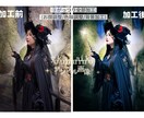 SNS投稿に！垢抜けお顔画像加工します ＼魔女が得意の加工魔法を使って垢抜けお顔にします／ イメージ6