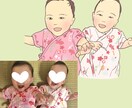 お子様の写真からイラスト作成します SNSのアイコンなどにどうぞ♡ イメージ5