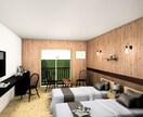 戸建て住宅の3D室内パース作成いたします 建築CADにて高品質なリアルCGを提供いたします。 イメージ4