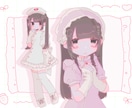 一枚絵や簡単なアニメーションを描きます MV・グッズ用イラスト・サムネイル等幅広く受付中です。 イメージ2