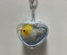 小鳥好きな方に喜ばれるキーホルダー制作します 可愛い小鳥キーホルダーいかがでしょうか？ イメージ3