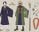 かっこいい和風イラスト描きます 挿絵、サムネイル、1枚絵、キャラ制作も！ イメージ1