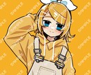 バストアップイラスト描きます アイコンやサムネの素材などにどうぞ！ イメージ2