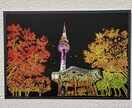 風景画やペットの絵をカラーで描きます 好きなモチーフや風景をカラーで飾ろう！出てくる色はお楽しみ イメージ2