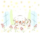人物、動物等♪ほっこり癒しの可愛いイラスト作ります SNSアイコン、挿絵、グッズ、ショップカード等をおしゃれに☆ イメージ5
