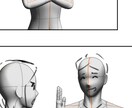 漫画のネームやラフを作成します Vroidやデッサン人形を使いますので、早くて判り易いです イメージ4