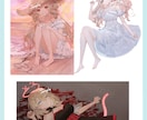 厚塗りで透明感のあるかわいいイラスト制作いたします アイコン、立ち絵、サムネイルなどさまざまな用途に！ イメージ4
