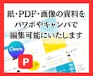 パワポ・キャンバ【資料作成】代行します 紙・PDF・画像を資料をパワポやキャンバで編集可能に！ イメージ3