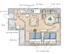 イラストレーターがおしゃれな手書き間取り図描きます 手書きならではの優しいタッチでプレゼンやパンフレットやHPに イメージ7