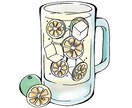 飲食店で使えるイラスト描きます 料理やドリンク、食べ方の説明まで！どんなタッチでも対応★ イメージ3