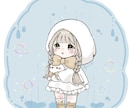 梅雨のミニてるてるちゃん量産イラスト描きます 色を変えてご希望のビジュアルにオプションでさらに理想に近く イメージ1