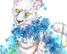 リアルだけど超幻想的！あなたのお好みの動物描きます 可愛いから格好いいまで！装飾的な水彩動物画（ペット可） イメージ7