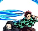 アニメ、ゲームのキャラクター描きます デジタル絵、アナログ絵どちらでも大丈夫です！ イメージ3