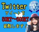 50RT〜500RT超えまで拡散します Twitterで貴方のツイートを拡散、宣伝致します‼︎ イメージ2