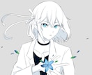 シンプル・透明感あるイラストを描きます きれいめ１枚絵✦人物・背景どちらも可能です◎ イメージ4