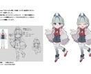 最短納期1週間：キャラクターを制作いたします ゲーム・TRPGなどのキャラクター立ち絵・差分を作成致します イメージ7