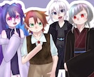 商用利用料込Vtuber、TRPG立ち絵描きます サムネイル映えするゆるデフォルメから等身まで描かせてください イメージ4