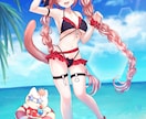 女性も男性も可！キャラクターイラストお描きします サムネイルやグッズ、立ち絵など！お気軽にご相談ください！ イメージ2