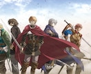 表紙イラスト制作いたします 小説・同人誌用の表紙用一枚絵とキャラクターデザインを行います イメージ2
