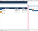 施工管理向けの工程表をExcelで作成しますます 現場実務で使いやすい管理表を丁寧に作成します イメージ1