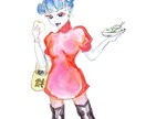 商用利用可！女性人物線画イラスト描きます インスタ・LINE・ブログなどに活用OK! イメージ3