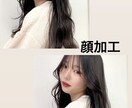 お洒落に可愛く写真加工致します プリクラのような顔加工!!映える!!!背景、フィルター加工 イメージ1