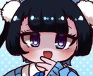 女の子のアイコンお描きします かわいいSNS・配信用のアイコンです イメージ1