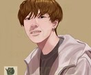 リアル＆キャラ風　厚塗り似顔絵で仕上げます 【リアルすぎない　キャラすぎない】光と筆の質感で描く似顔絵 イメージ8