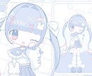 全行程OK⌇サブカル⌇Live2Dモデル制作します キャラデザ⇨立ち絵⇨Live2Dまで♡被らないかわいいモデル イメージ1