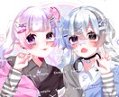 きらきら可愛い♡あなたのかわいいイラストを描きます あなたのお手元に萌え萌えかわいいイラストをお届けします♡ イメージ3