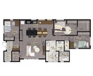 おしゃれな手書き間取り図面を作成します ☆先着3名様限定価格☆民泊や不動産広告、SNSに！ イメージ5