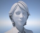 ガレージキット・フィギュアのモデリングします 人物や動物の有機形状の精緻なモデリングが可能です。 イメージ10
