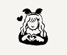 シンプルなモノクロのイラストを描きます SNS・WEB・ブログ用等に♪ イメージ6