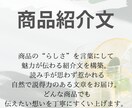 売れる商品紹介文を分かりやすく整えます 魅力と強みが伝わる紹介文をご提案 イメージ1
