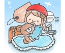 好感度UP！SNS・ブログ使えるイラスト描きます ふわもこタッチ！人物や動物の可愛い癒しイラストが得意です イメージ5