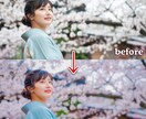 最短即日納品✨人物写真のレタッチ承ります 5枚1000円〜◎人物写真の加工、修正行います イメージ1
