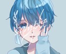 透明感のあるイラスト制作致します SNSアイコン、動画用1枚絵、キャラデザなど様々なイラスト イメージ2