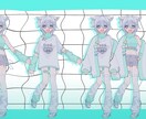 可愛いイラストを描きます アニメ塗りでかわいいイラストを求めてる方へ イメージ2
