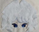 推しぬい お顔刺繍します 推しぬい・TRPG等自創作キャラぬい向けの 【お顔刺繍のみ】 イメージ3